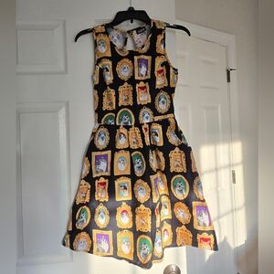 Retrolicious Cat Portrait Skater Dress